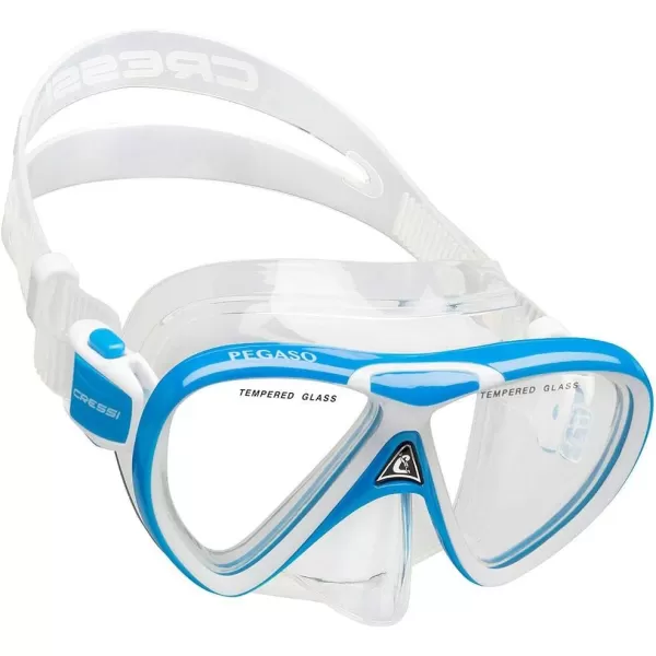 Cressi Snorkeling Silicone Set  for Kids ages 5 to 15 years old - Pegaso &amp; Iguana: designed in Italy