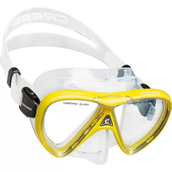 Cressi Snorkeling Silicone Set  for Kids ages 5 to 15 years old - Pegaso &amp; Iguana: designed in Italy