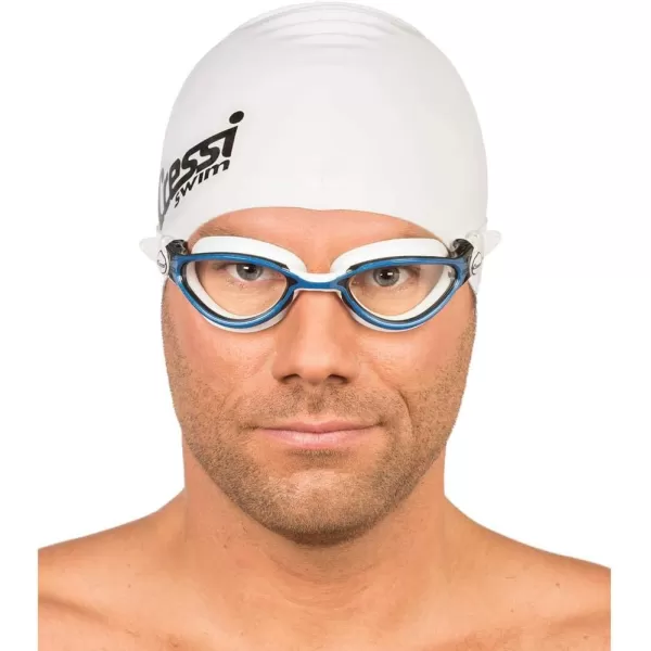 Cressi Thunder Professional Adult Swim Goggles with Wide View Ergonomic Anti-Scratch Lens | Made in Italy by Cressi