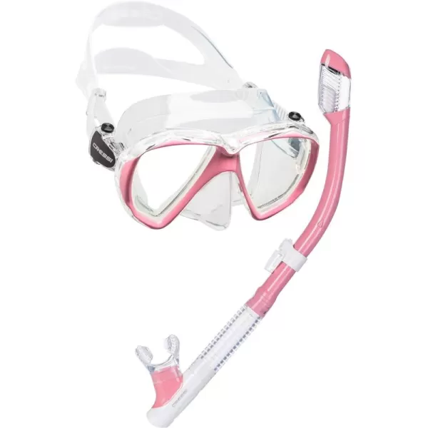 Adult Snorkeling Kit: Mask + Dry Snorkel, Dual Lens Mask Made of Soft Silicone: Perfect Seal, Ranger &amp; Tao Dry: Designed in Italy