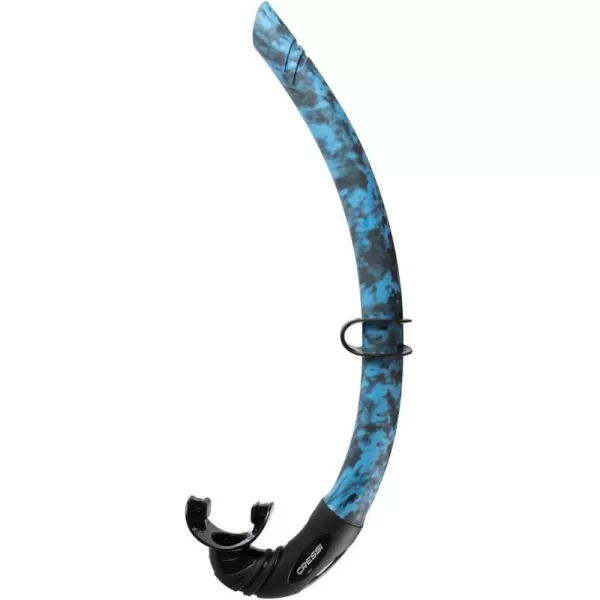 Corsica, Flexible Rubber Snorkel for Scuba Diving, Freediving and Spearfishing - Solid and Camouflage colors | made in Italy