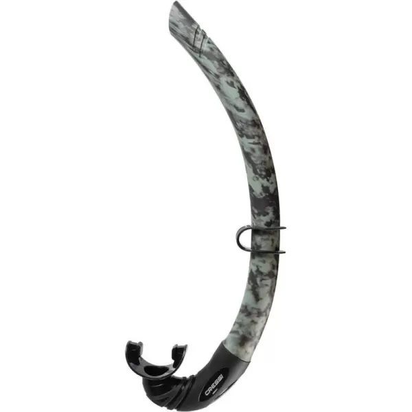 Corsica, Flexible Rubber Snorkel for Scuba Diving, Freediving and Spearfishing - Solid and Camouflage colors | made in Italy