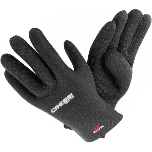 Cressi Adult 5-Fingers Diving Gloves - Neoprene Thermal Protection - for Any Water Activity - High Stretch Gloves: Designed in Italy