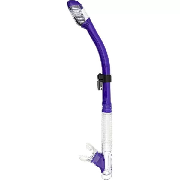 Cressi Adult Dry-Top Snorkel, Snorkeling Without Worry About Water - Tao Dry: Designed in Italy