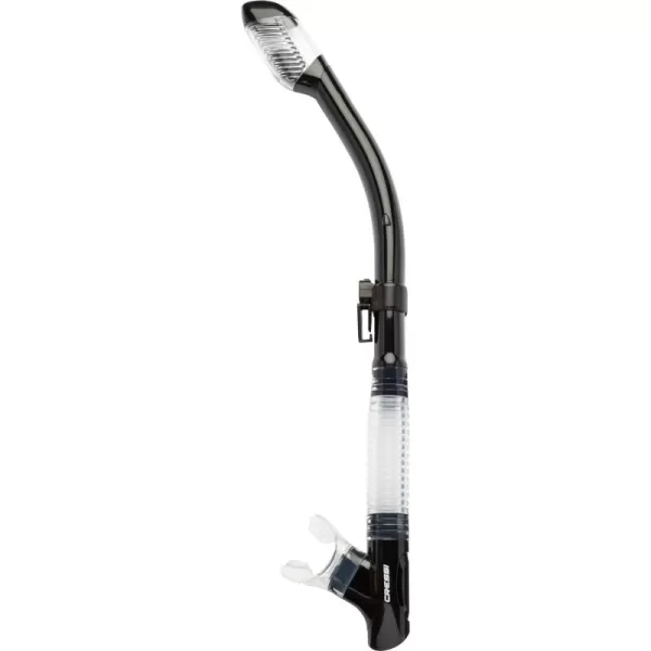 Cressi Adult Dry-Top Snorkel, Snorkeling Without Worry About Water - Tao Dry: Designed in Italy