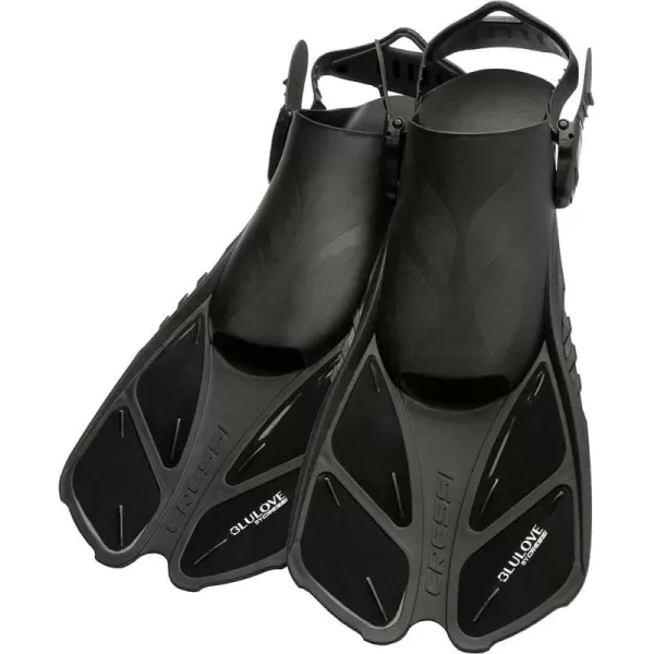 Cressi Adult Short Adjustable Swim Fins with UltraResistant Buckles, Very Light - Ideal for Traveling | Bonete: Designed in Italy
