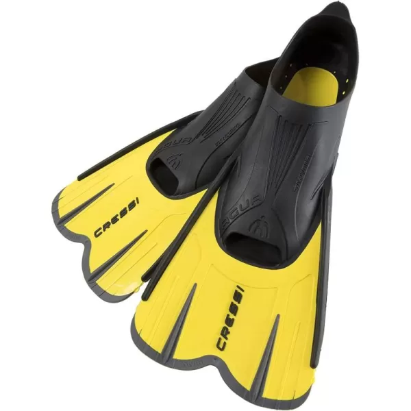 Cressi Adult Short Light Swim Fins with Self-Adjustable Comfortable Full Foot Pocket - Perfect for Traveling - Agua Short: Made in Italy