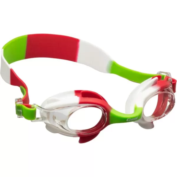 Cressi Colorful Kids Swim Goggles for Boys and Girls 4-8 Years Old - Dolphin 2.0, Starfish, and Seahorse: Designed in Italy