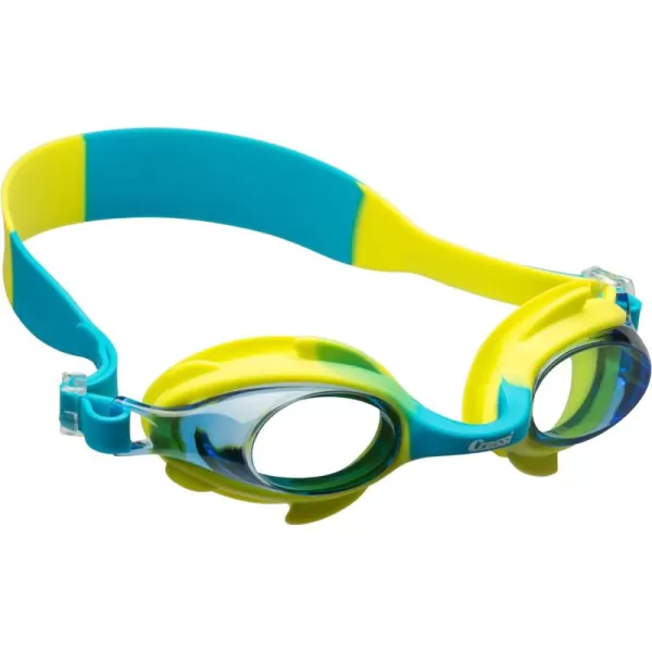 Cressi Colorful Kids Swim Goggles for Boys and Girls 4-8 Years Old - Dolphin 2.0, Starfish, and Seahorse: Designed in Italy