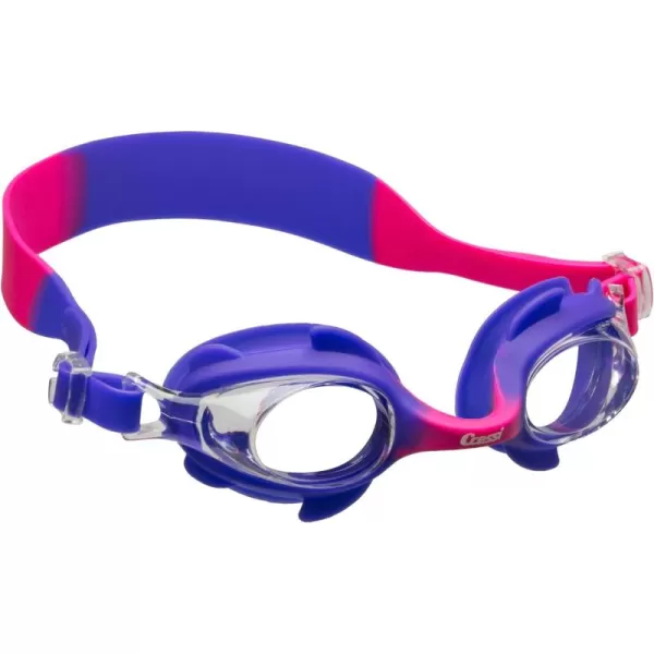 Cressi Colorful Kids Swim Goggles for Boys and Girls 4-8 Years Old - Dolphin 2.0, Starfish, and Seahorse: Designed in Italy