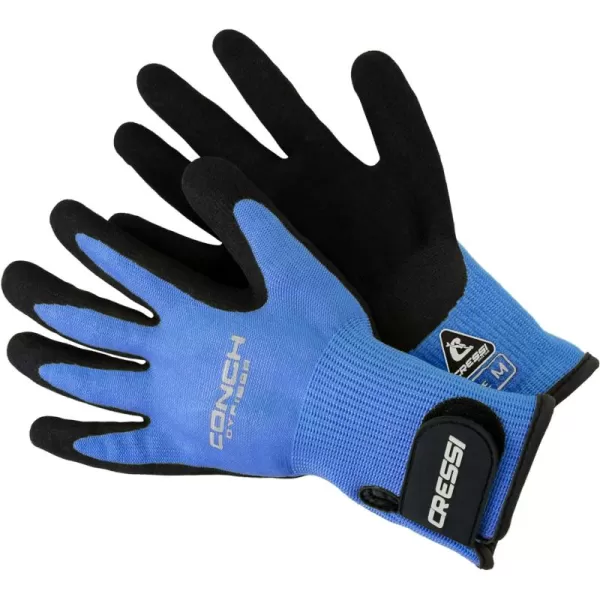 Cressi Conch Dyfiber Gloves - Protects Against Bumps and Scratches Without Losing Dexterity- Ideal for Spearfishing