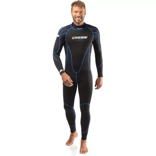 Cressi Full Diving Snorkeling Men's and Ladies' Wetsuit 2.5mm in Premium High Stretch Neoprene - Maya: Designed in Italy