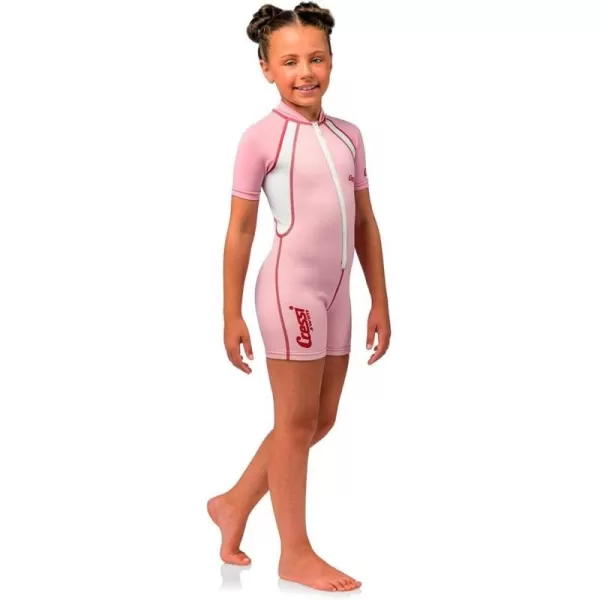 Cressi Kids Short Sleeve Swimsuit in Neoprene 1.5mm for Boys and Girls aged 2 to 10 year - Kids Swimsuit: designed in Italy