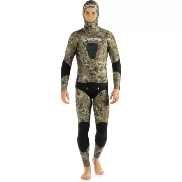 Cressi Man Spearfishing Premium Camouflage Neoprene Wetsuit | Tecnica: designed in Italy