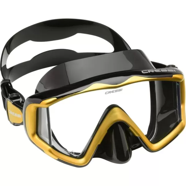 Cressi Perfect View Scuba Diving, Snorkeling Mask in Pure Comfortable Silicone - Liberty Triside SPE: Designed in Italy