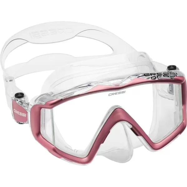 Cressi Perfect View Scuba Diving, Snorkeling Mask in Pure Comfortable Silicone - Liberty Triside SPE: Designed in Italy