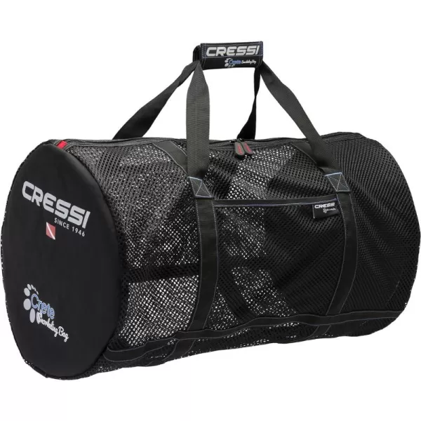 Cressi Strong Foldable Mesh Duffle Bag for Scuba Diving, Snorkeling Equipment - Crete: Designed in Italy