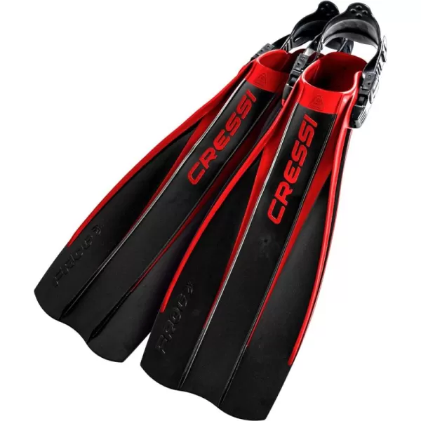 Cressi Strong and Resistant Open Heel Scuba Diving Fins | Frog: Made in Italy since 1946