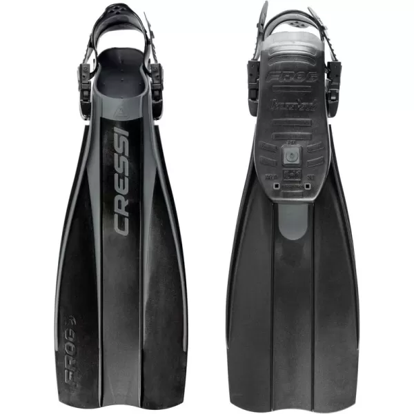 Cressi Strong and Resistant Open Heel Scuba Diving Fins | Frog: Made in Italy since 1946