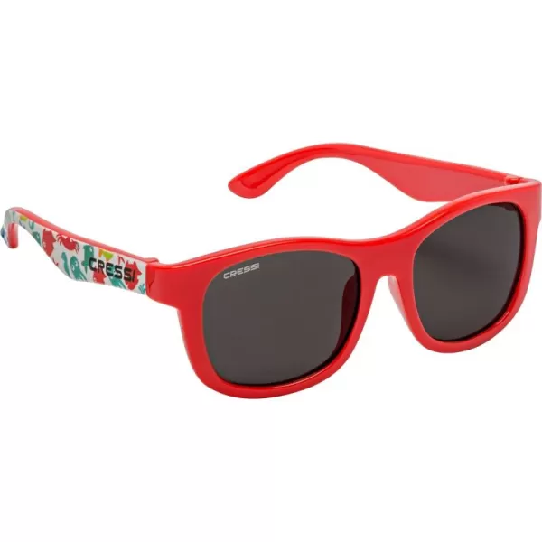 Cressi Teddy Kids Cool Sporty Sunglasses, Anti-UV Polarized Lenses, from 3 to 5 years: designed in Italy