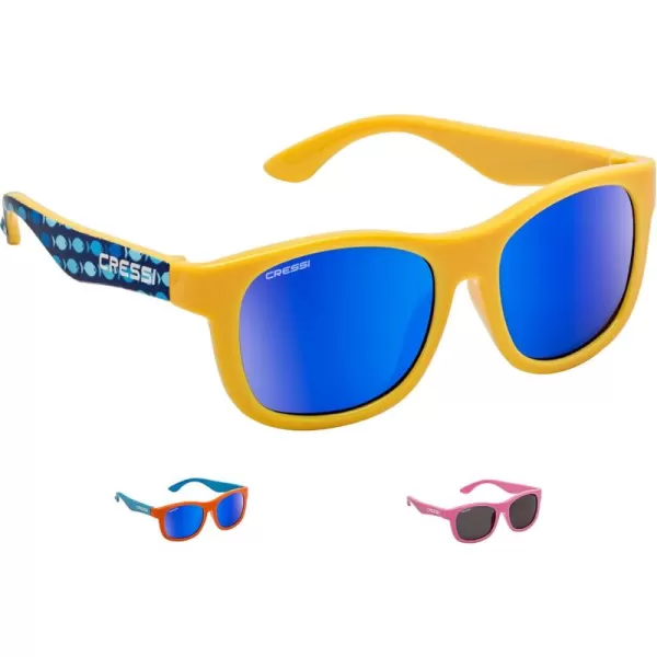 Cressi Teddy Kids Cool Sporty Sunglasses, Anti-UV Polarized Lenses, from 3 to 5 years: designed in Italy