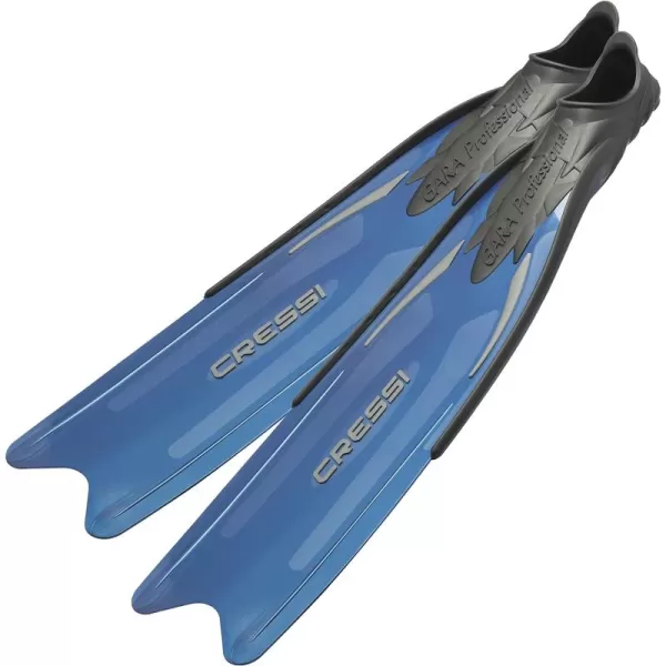 Soft Full Pocket Long Blade Fins for Freediving Speafishing | Gara Professional LD Made in Italy by Cressi: Quality Since 1946