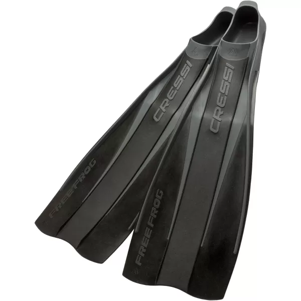 Cressi High Duty Full Foot Pocket Scuba Diving Fins | Hi-Surface: Below Blade Foot Pocket | Free Frog: Made in Italy