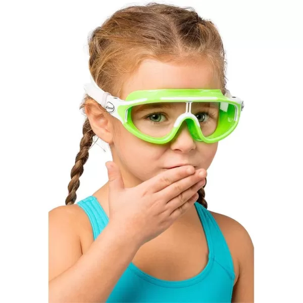 Cressi Wide View Swim Mask for Kids Aged 2, 3, 4, 5, 6, 7 Years Old | Baloo Made in Italy