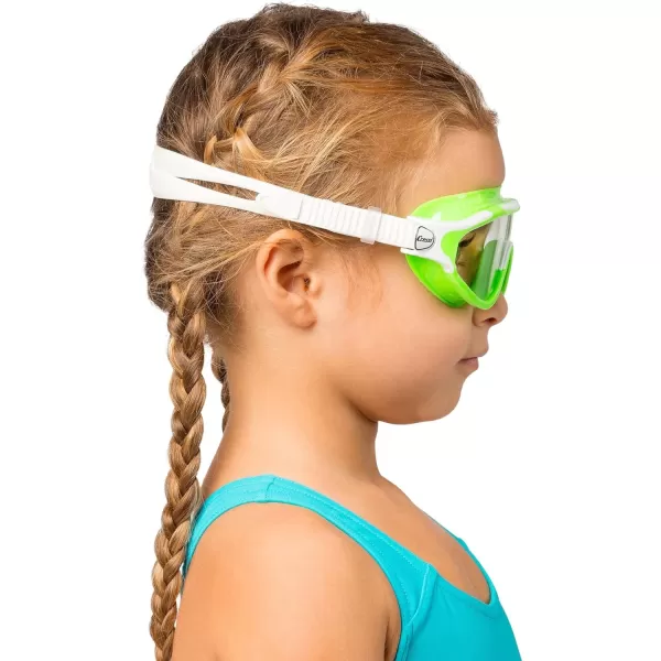 Cressi Wide View Swim Mask for Kids Aged 2, 3, 4, 5, 6, 7 Years Old | Baloo Made in Italy