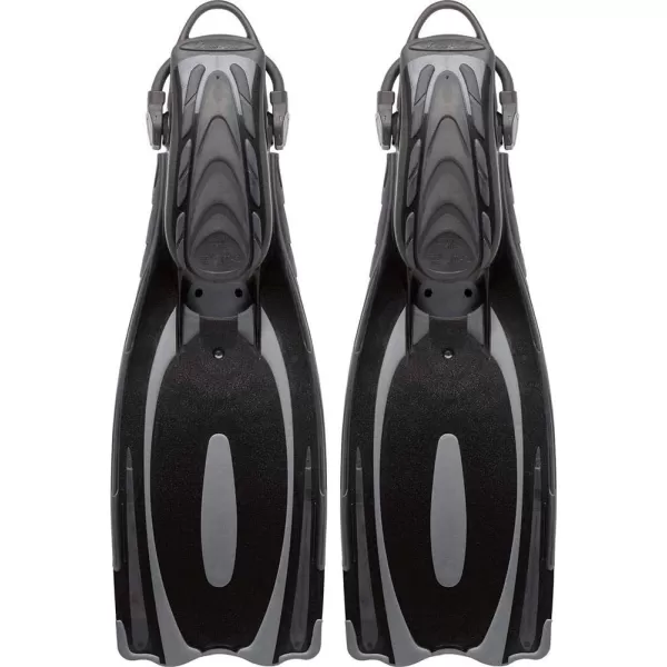 Scuba Diving Fins - Reactive Open Heel with Bungee Strap - Reaction EBS: made in Italy