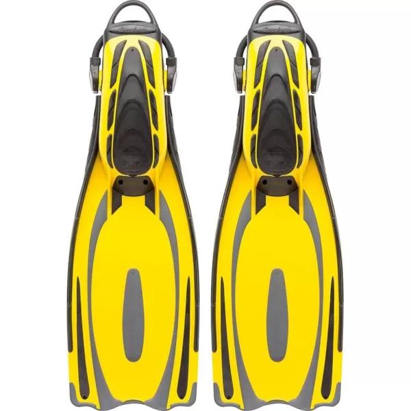 Scuba Diving Fins - Reactive Open Heel with Bungee Strap - Reaction EBS: made in Italy