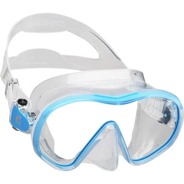 Single Lens Frameless Scuba Mask &amp; Dry Snorkel for Snorkeling, Scuba Diving, F-Dual &amp; Supernova Dry: Designed in Italy