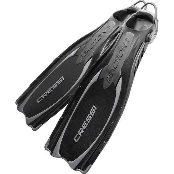 Scuba Diving Fins - Reactive Open Heel with Bungee Strap - Reaction EBS: made in Italy