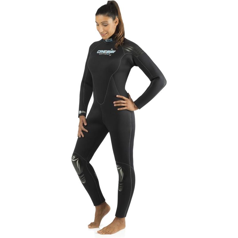 Muta Cressi Fast 7mm Con Cerniera Posteriore – Uomo/Donna Per Immersioni E Sport Acquatici