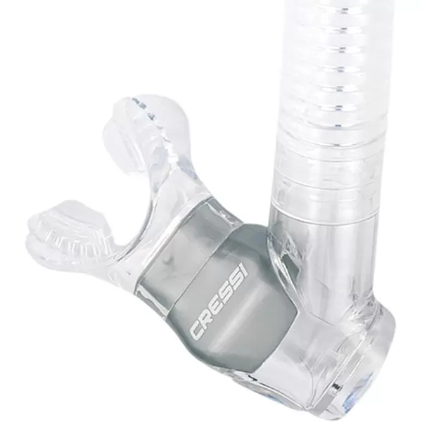 Cressi Adult Diving Dry Snorkel with Splash Guard and Top Valve - Supernova Dry: Designed in Italy