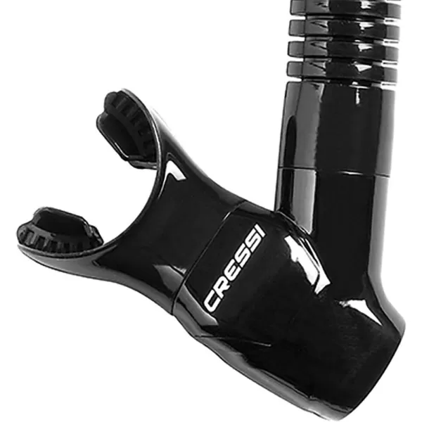 Cressi Adult Diving Dry Snorkel with Splash Guard and Top Valve - Supernova Dry: Designed in Italy