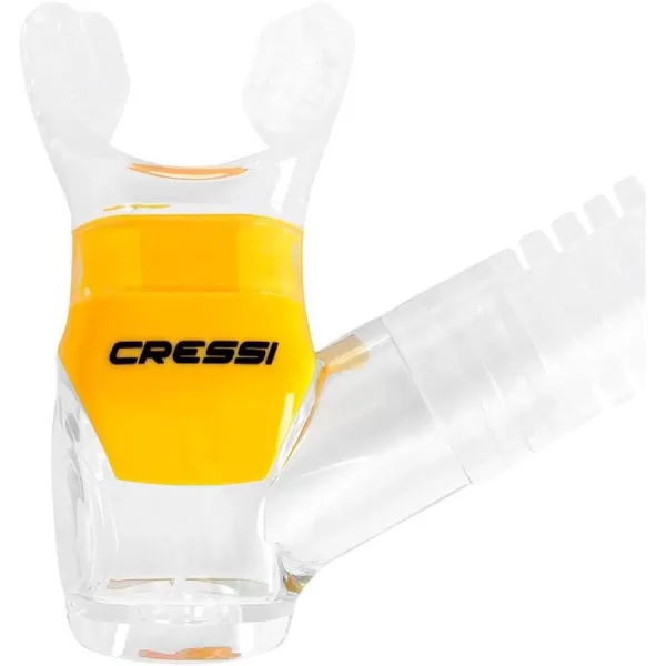 Cressi Adult Diving Dry Snorkel with Splash Guard and Top Valve - Supernova Dry: Designed in Italy