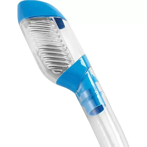 Cressi Adult Diving Dry Snorkel with Splash Guard and Top Valve - Supernova Dry: Designed in Italy