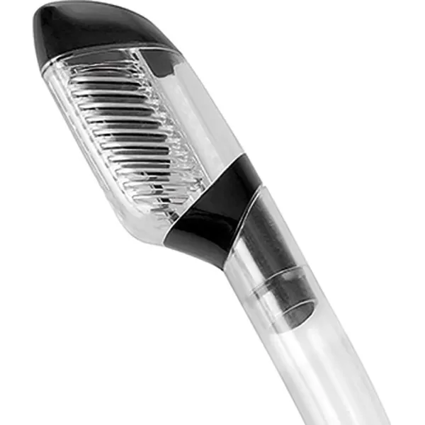 Cressi Adult Diving Dry Snorkel with Splash Guard and Top Valve - Supernova Dry: Designed in Italy