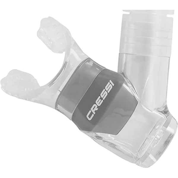 Cressi Adult Diving Dry Snorkel with Splash Guard and Top Valve - Supernova Dry: Designed in Italy