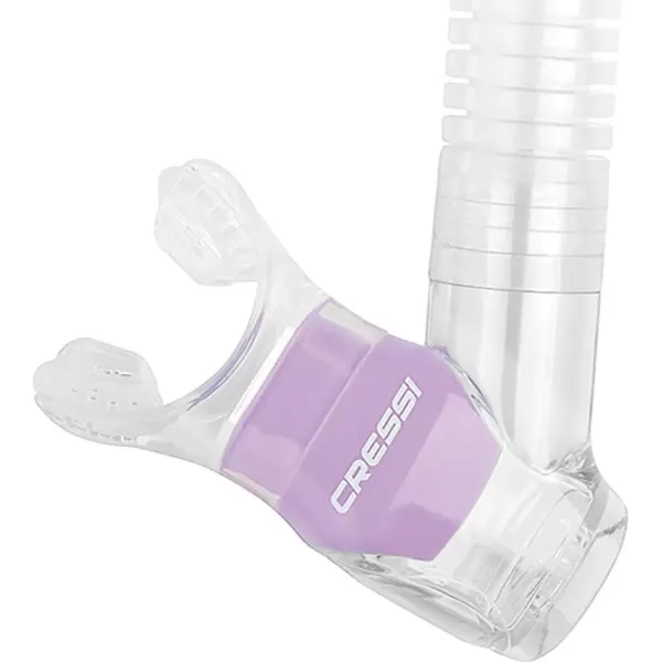 Cressi Adult Diving Dry Snorkel with Splash Guard and Top Valve - Supernova Dry: Designed in Italy