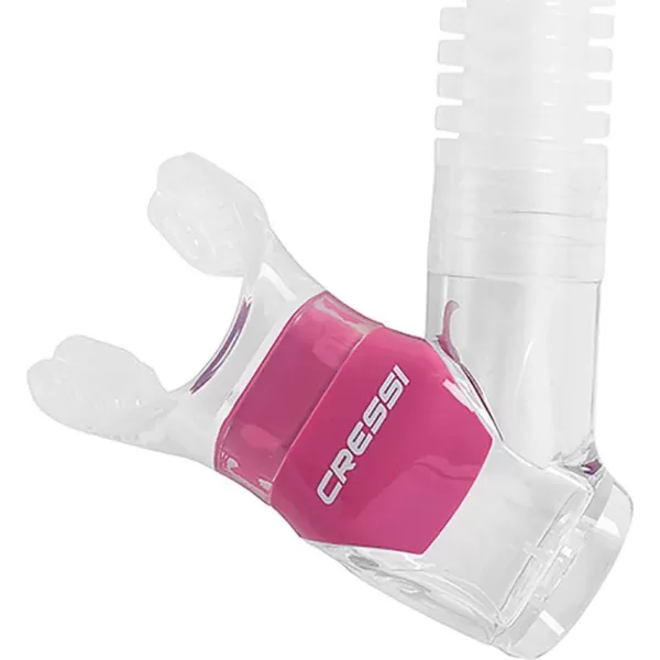 Cressi Adult Diving Dry Snorkel with Splash Guard and Top Valve - Supernova Dry: Designed in Italy