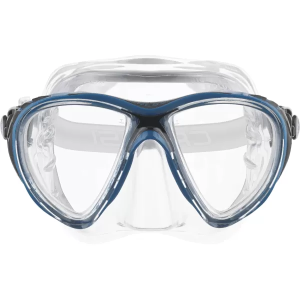 Cressi Adult High-End Scuba Diving Mask, Made in the Revolutionary Crystal Silicone - Big Eyes Evolution Crystal: Made in Italy