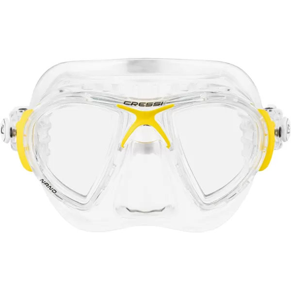 Cressi Adult High-End Scuba Diving Mask, Made in the Revolutionary Crystal Silicone - Big Eyes Evolution Crystal: Made in Italy
