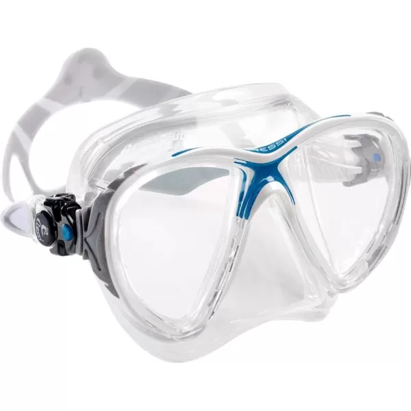 Cressi Adult High-End Scuba Diving Mask, Made in the Revolutionary Crystal Silicone - Big Eyes Evolution Crystal: Made in Italy