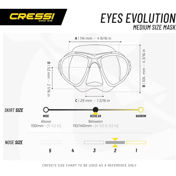 Cressi Adult High-End Scuba Diving Mask, Made in the Revolutionary Crystal Silicone - Big Eyes Evolution Crystal: Made in Italy