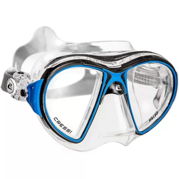 Cressi Adult High-End Scuba Diving Mask, Made in the Revolutionary Crystal Silicone - Big Eyes Evolution Crystal: Made in Italy