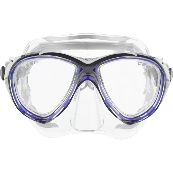 Cressi Adult High-End Scuba Diving Mask, Made in the Revolutionary Crystal Silicone - Big Eyes Evolution Crystal: Made in Italy