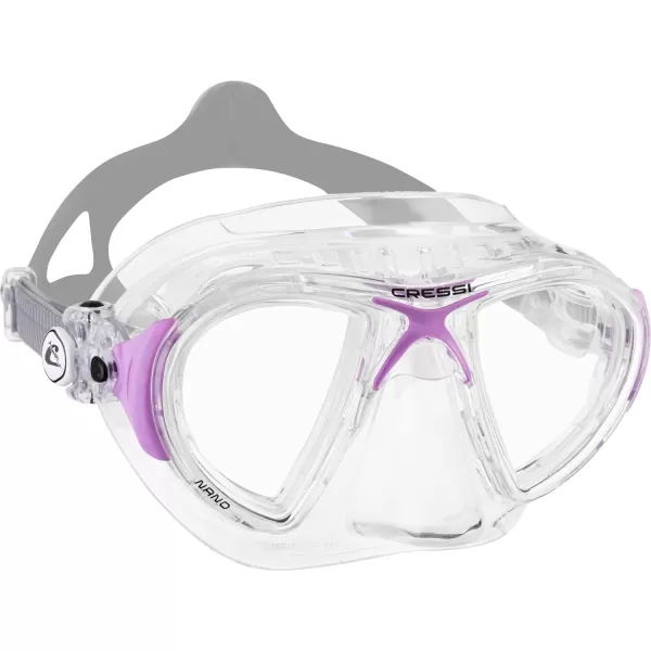 Cressi Adult High-End Scuba Diving Mask, Made in the Revolutionary Crystal Silicone - Big Eyes Evolution Crystal: Made in Italy