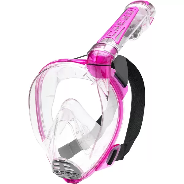 Cressi Adult Snorkeling Full-Face Snorkel Mask &amp; Adjustable Fins Kit - Wide Clear View, Anti-Fog System - Easy Breathing - Short Fins - Ideal for Traveling - Duke &amp; Bonete: designed in Italy